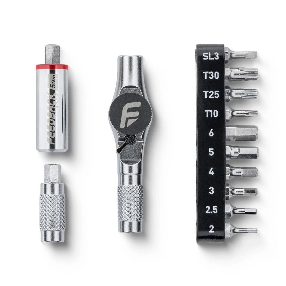 Set mini-cricchetto e prolunga dinamometrica da 5 Nm FEEDBACK SPORTS Reflex