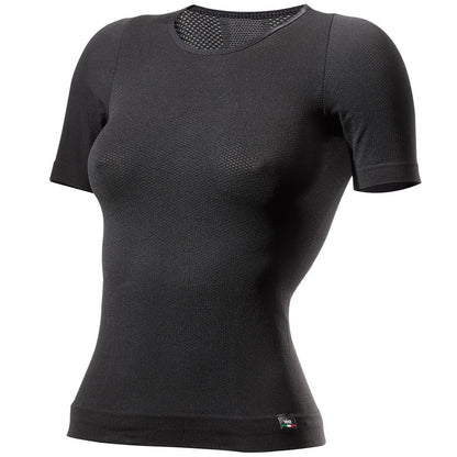 Sottomaglia SIXS FTS1 Donna Maniche Corte Nero
