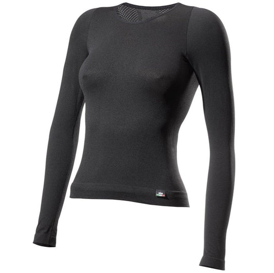 SIXS FTS2 Intimo donna a maniche lunghe Nero