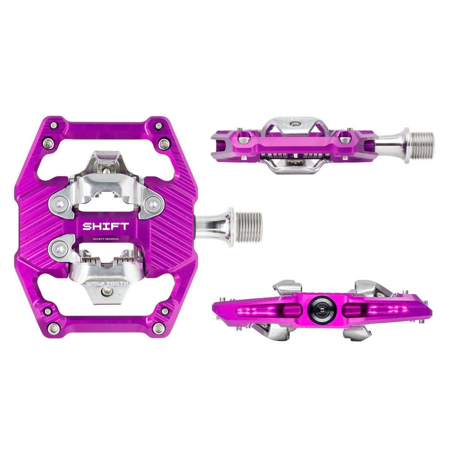 Pedali WOLF TOOTH GRAVITY CLIPLESS Violet