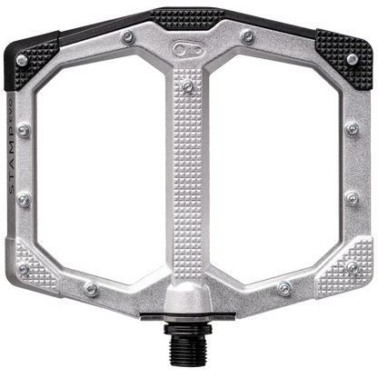 Pedali Flat CRANKBROTHERS STAMP EVO Large Argento
