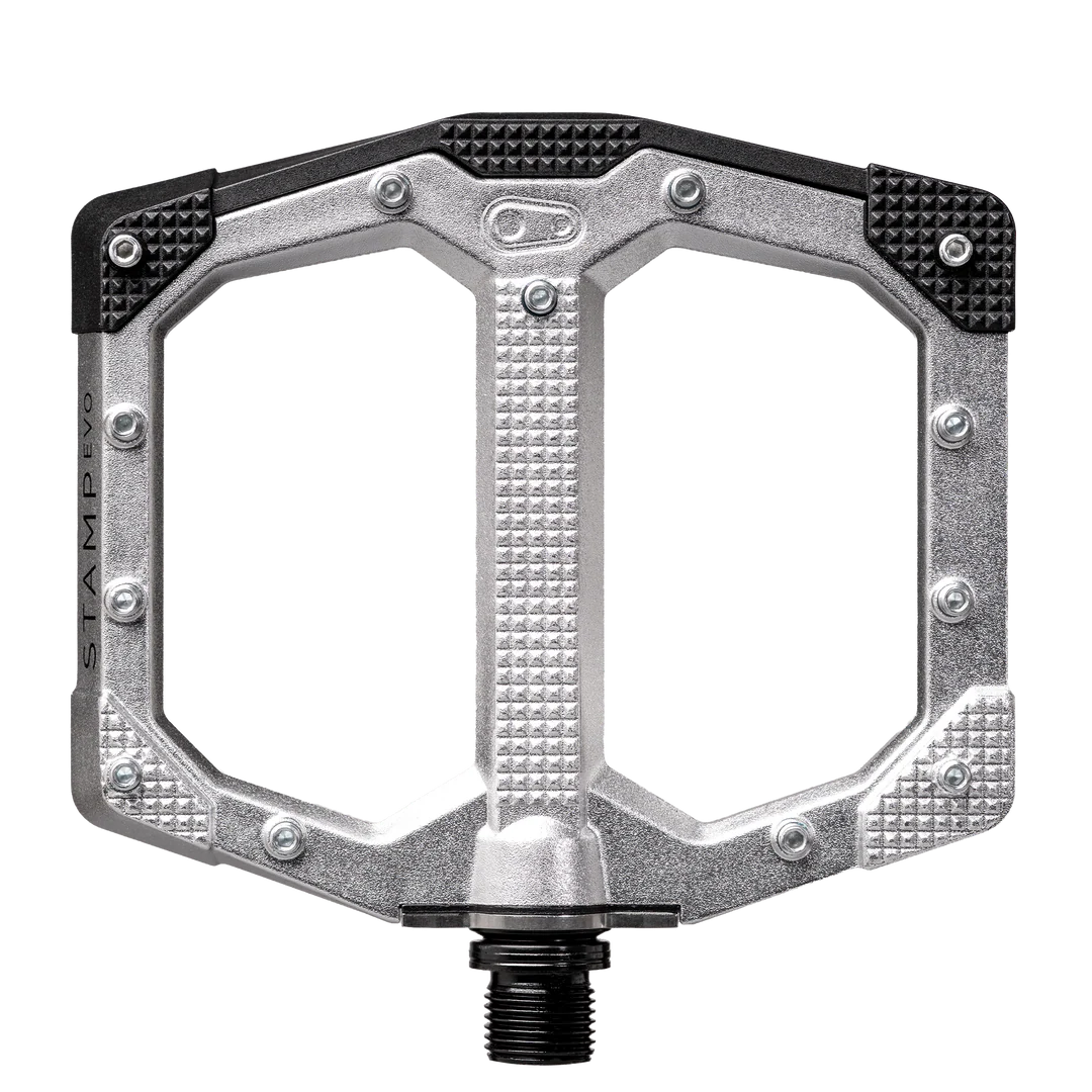 CRANKBROTHERS STAMP EVO Pedali piatti piccoli Argento