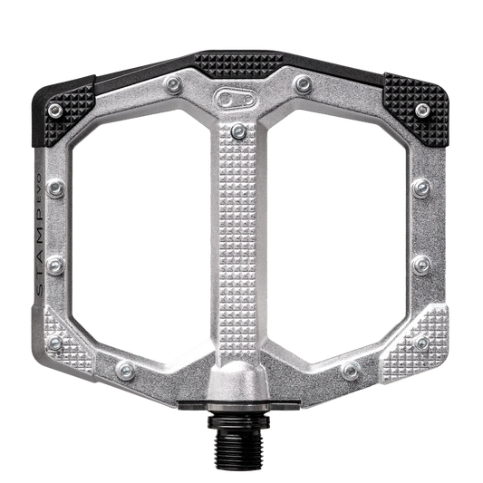 CRANKBROTHERS STAMP EVO Pedali piatti piccoli Argento