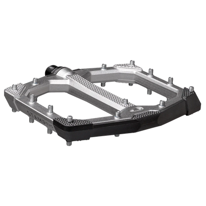 Pedali Flat CRANKBROTHERS STAMP EVO Large Argento