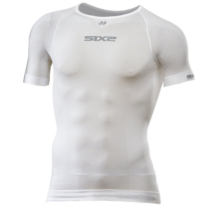 Sottomaglia SIXS TS1L BT Maniche Corte Bianco Carbon