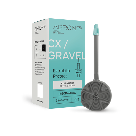 Camera d'Aria AERON ExtraLite Protect Valvola Alu CX-Gravel 650b/700x32-52mm