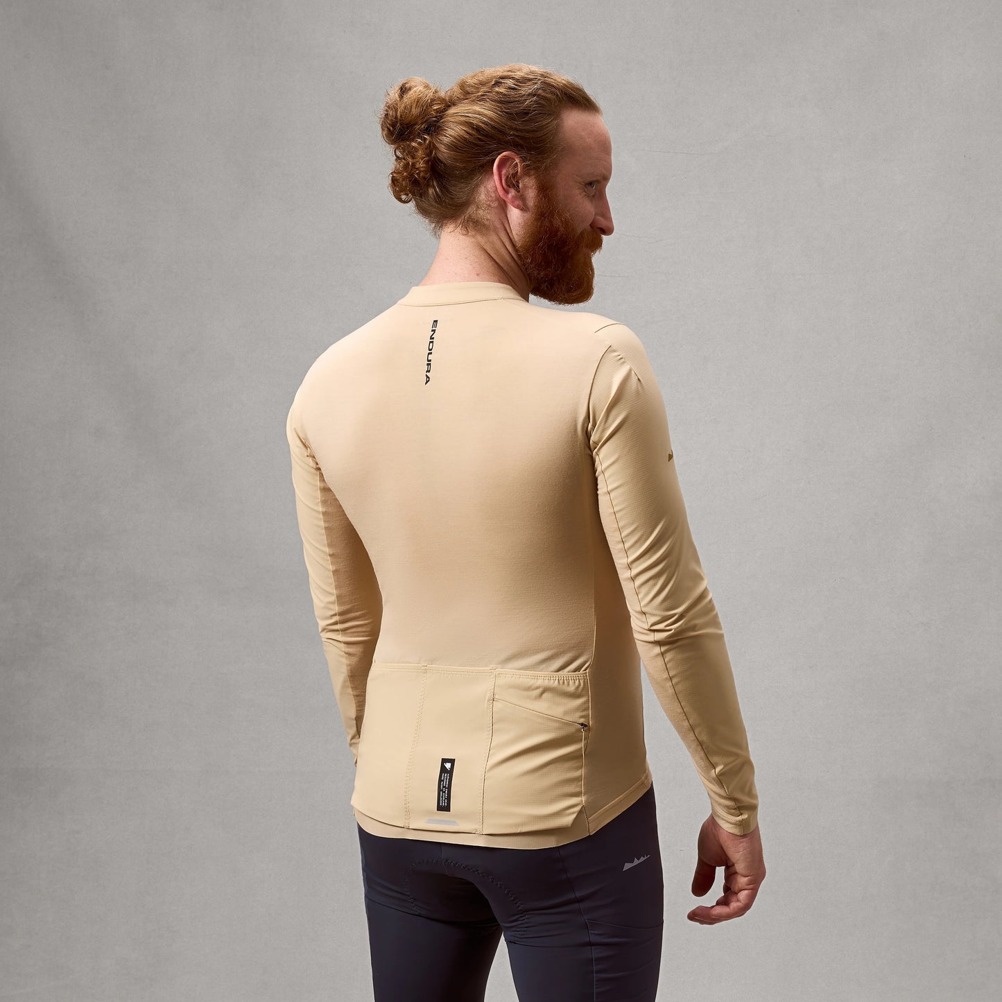 Maillot ENDURA ALLTRACK RIDE Maniche Lunghe Sand