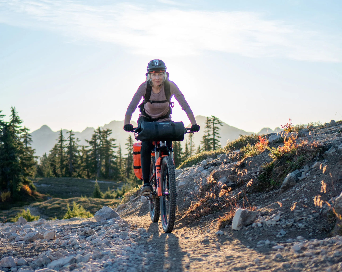 AEROE 12L Borsa impermeabile nera robusta