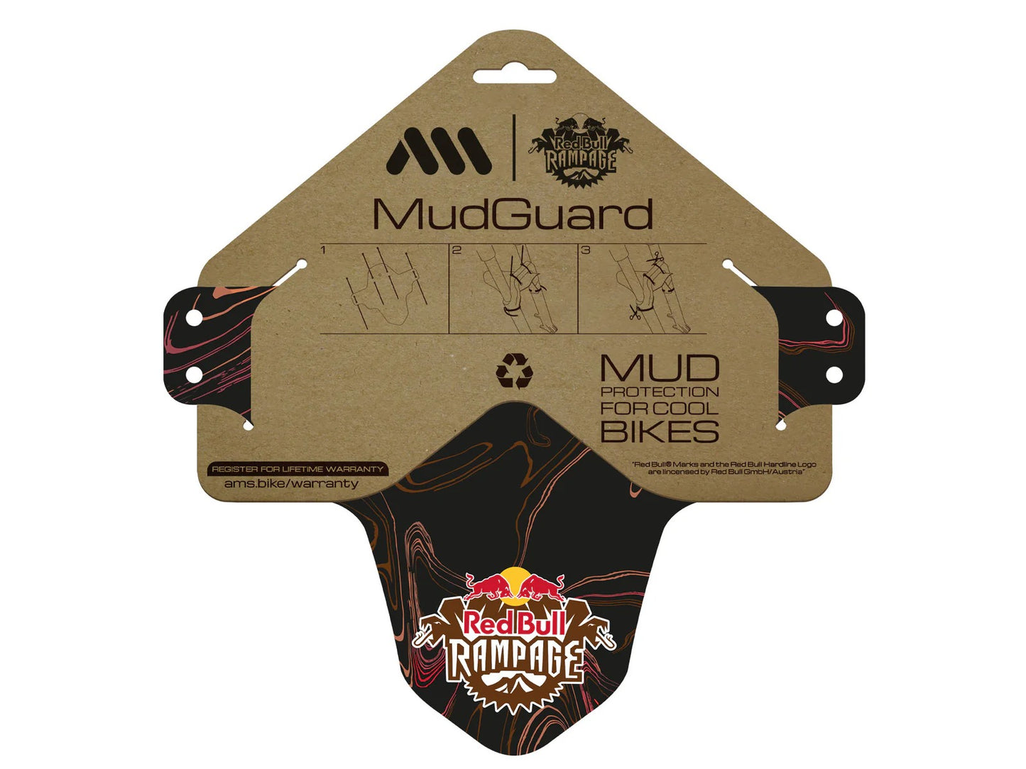 Parafango ALL MOUNTAIN STYLE Red Bull Rampage Ridgeline Marrone