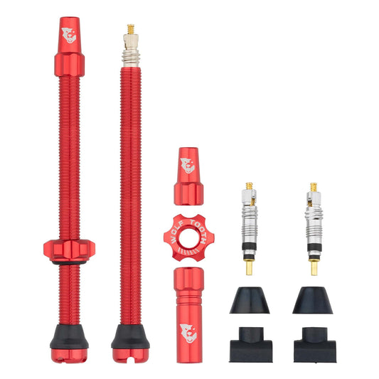 Set di 2 valvole tubeless WOLF TOOTH rosso
