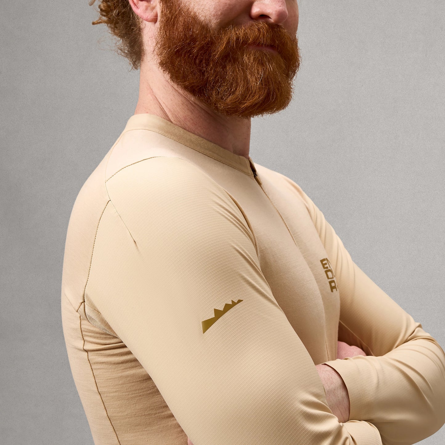 Maillot ENDURA ALLTRACK RIDE Maniche Lunghe Sand