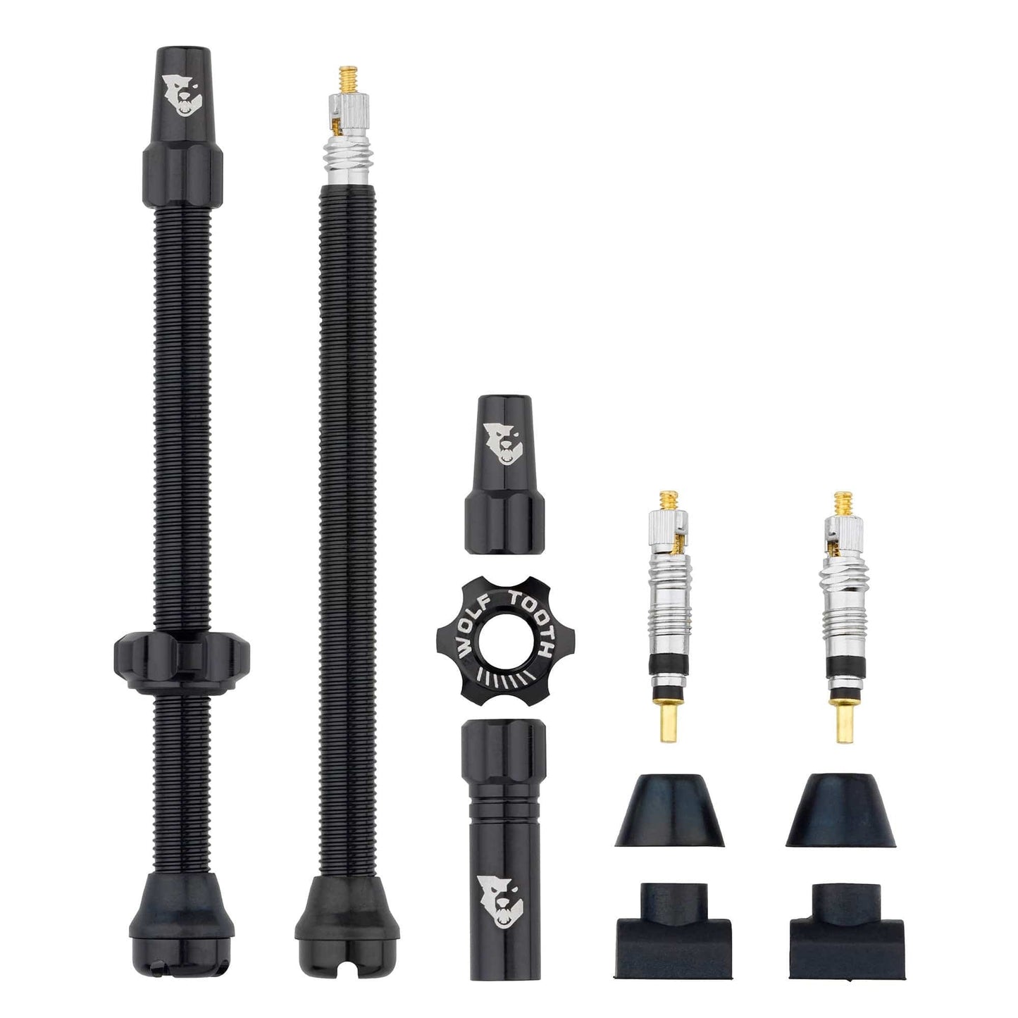 Set di 2 valvole tubeless WOLF TOOTH nere