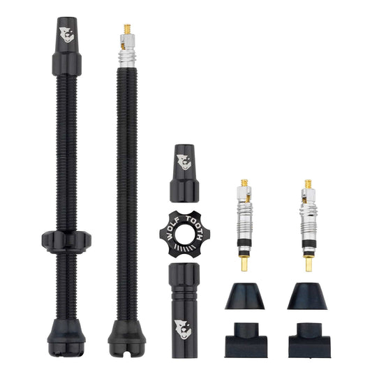Set di 2 valvole tubeless WOLF TOOTH nere