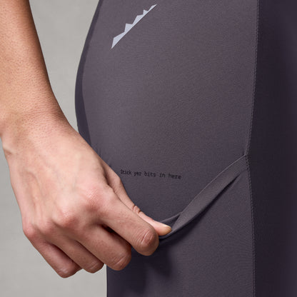 Culotte Corto a Bretelle ENDURA ALLTRACK RIDE Donna Carbon Grigio