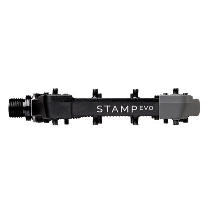 Pedali Flat CRANKBROTHERS STAMP EVO Large Nero