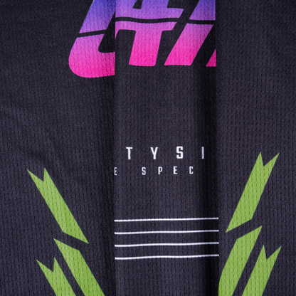 Maglia LEATT MTB GRAVITY 4.0 Maniche Lunghe Nero/Viola