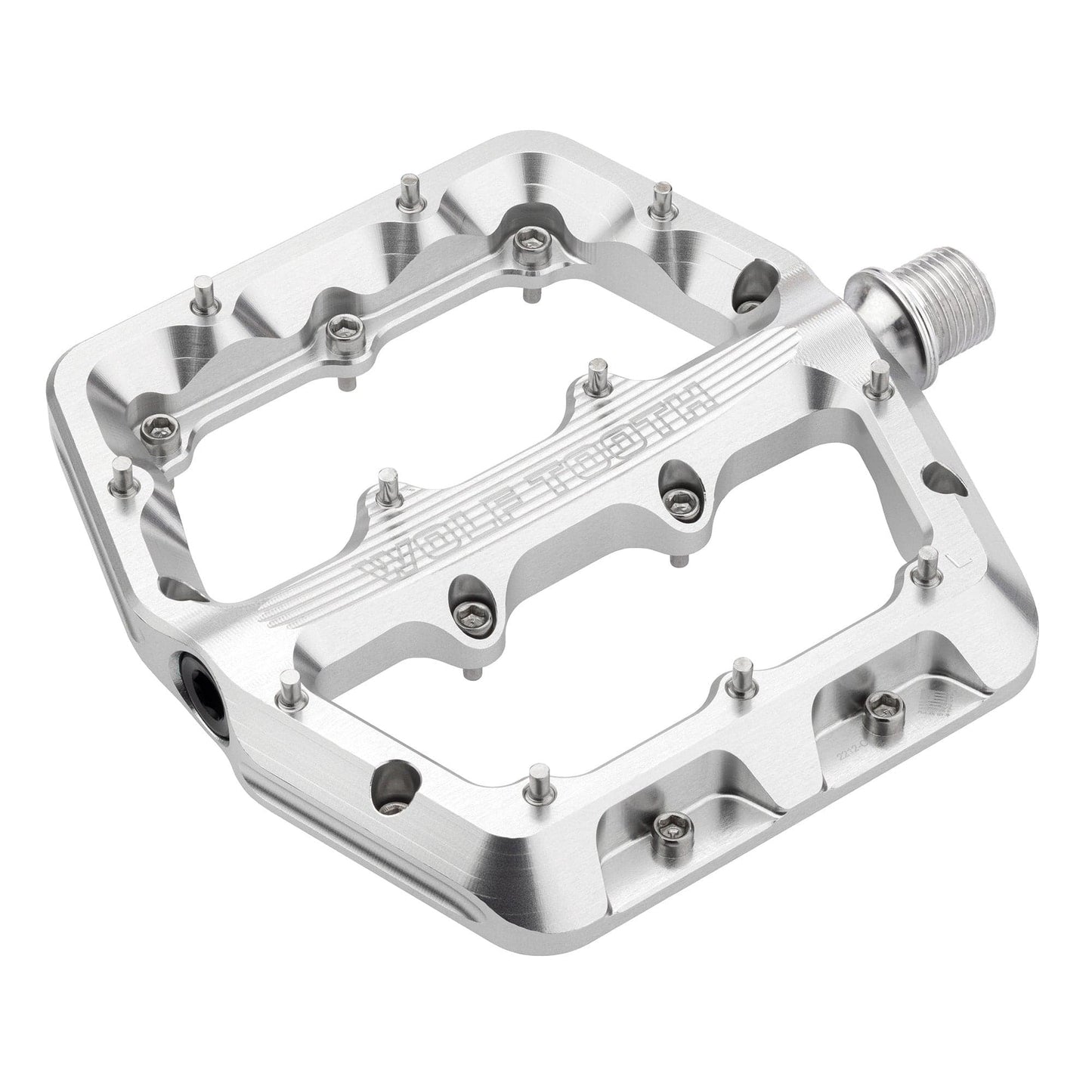 Pedali piatti WOLF TOOTH WAVEFORM Large argento