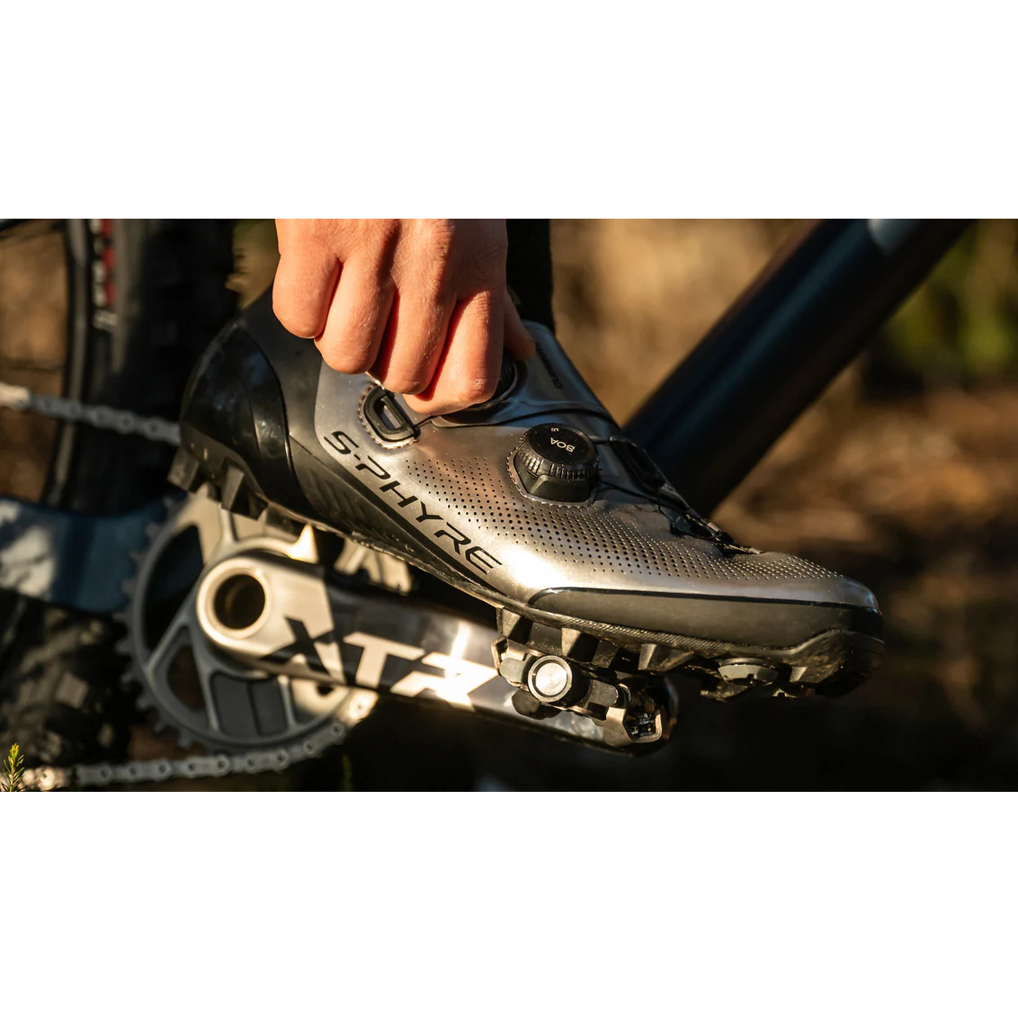 SHIMANO XTR XC903S S-PHYRE Argento Scarpe da MTB - Edizione Limitata