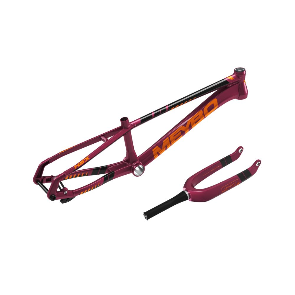 Kit Telaio/Forcella MEYBO HSX AL 2026 Bordeaux/Arancione