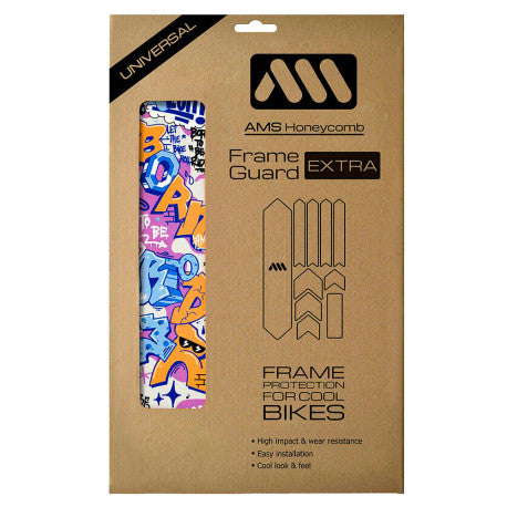 ALL MOUNTAIN STYLE EXTRA Born to Be Rider Protezione telaio adesiva blu