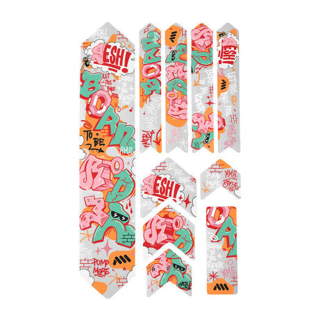 Protezione telaio ALL MOUNTAIN STYLE EXTRA Born to Be Rider Rosso