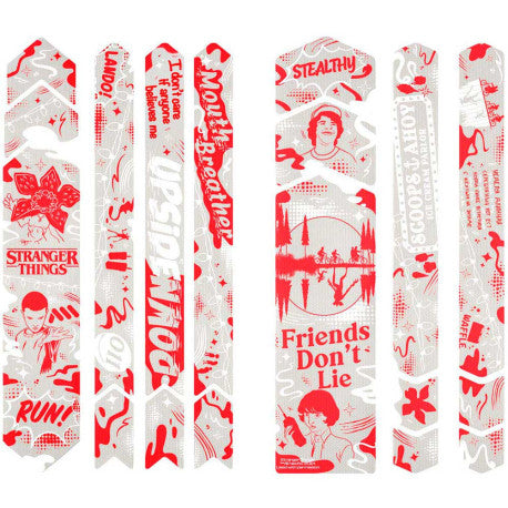 ALL MOUNTAIN STYLE Protezione telaio completa Stranger Things UpsideDown bianco