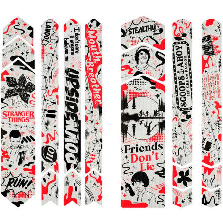 TUTTO LO STILE MONTAGNA Proteggi telaio completo Stranger Things UpsideDown nero
