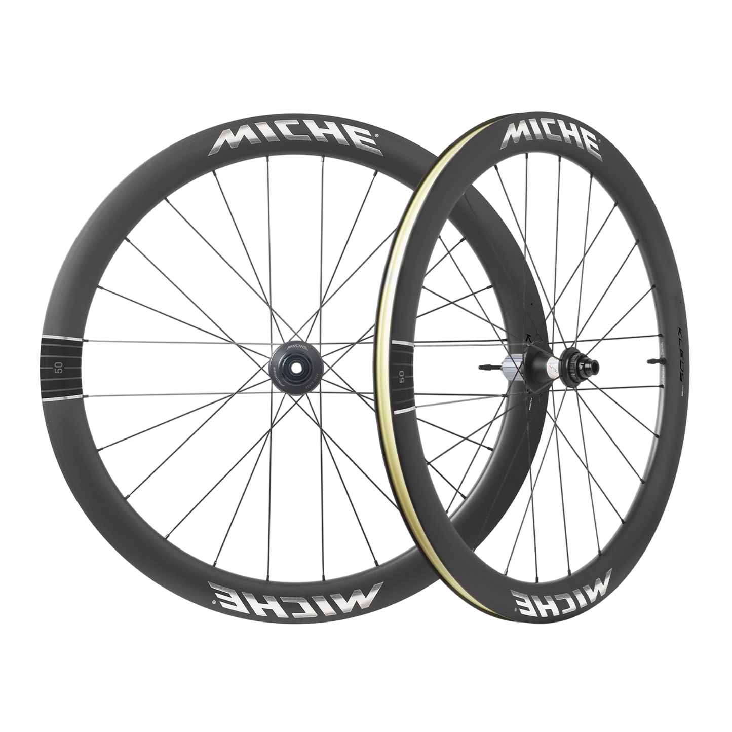 Coppia di ruote MICHE KLEOS RD DX50 Tubeless Ready (Center Lock) Team Edition