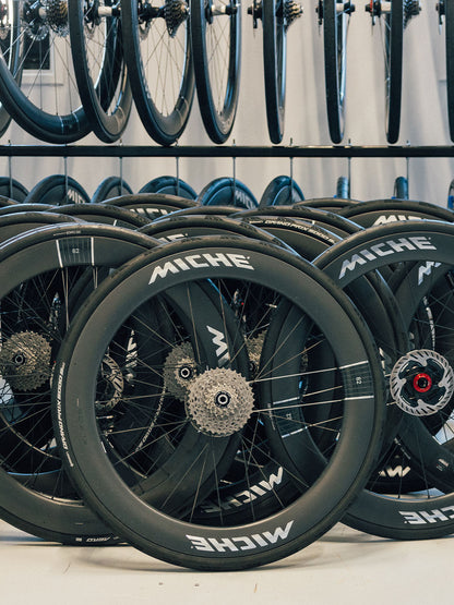 Coppia di Ruote MICHE KLEOS RD DX62 Tubeless Ready (Center Lock) Team Edition