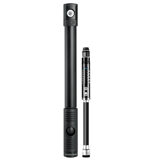 Pompa a mano CRANKBROTHERS KLIC HP con manometro Midnight Edition