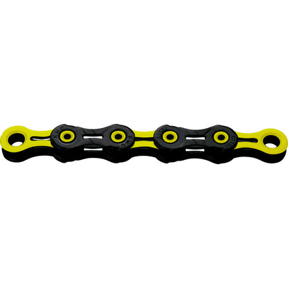 Catena 11V KMC DLC11 Waxed Nero/Giallo Cerato
