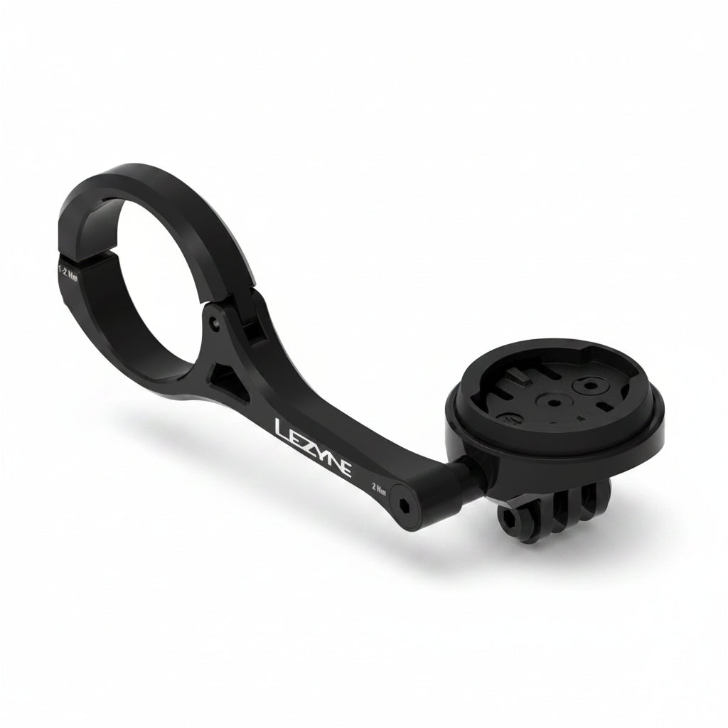 Porta-manubrio LEZYNE per GPS GARMIN/WAHOO/LEZYNE Nero