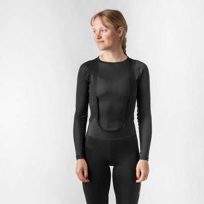 Maglia intima a maniche lunghe da donna GRIPGRAB RIDE THERMAL nera
