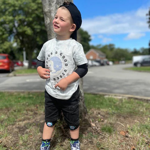 G-FORM LIL'G TODDLER Gomitiere e ginocchiere per bambini Nero