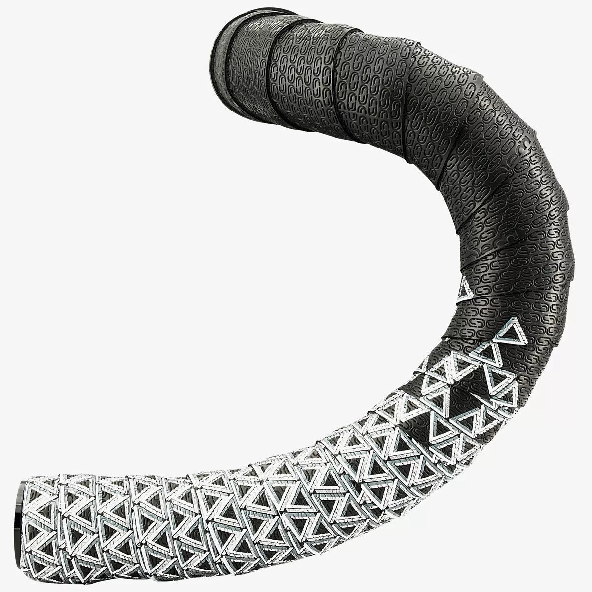 Nastro per manubrio DEDA LOOP + END-PLUG Nero/Argento