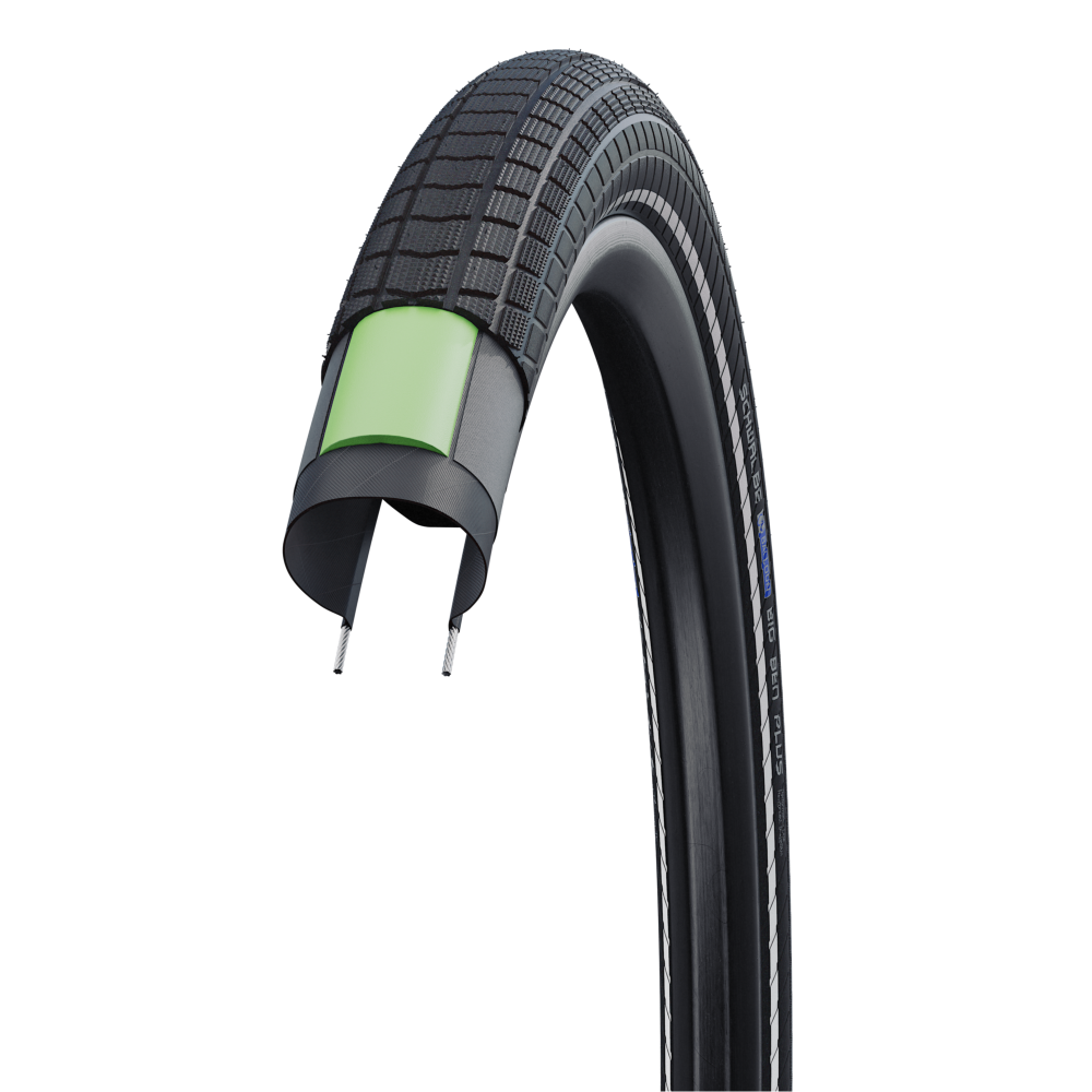 SCHWALBE BIG BEN PLUS 27.5x2.00 ADDIX DD GreenGuard Tubeless Ready Copertone rigidi