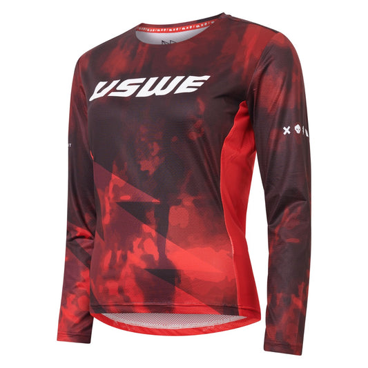 Maglia a maniche lunghe USWE LUFTIG MTB Donna Rosso