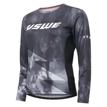 Maglia USWE LUFTIG MTB Maniche Lunghe Donna Nero