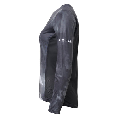 Maglia USWE LUFTIG MTB Maniche Lunghe Donna Nero