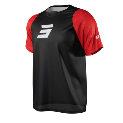 T-shirt SHOT Neo Defender Nero/Rosso