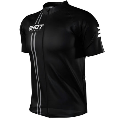 Maglia a maniche corte SHOT Unlimited Zip nera