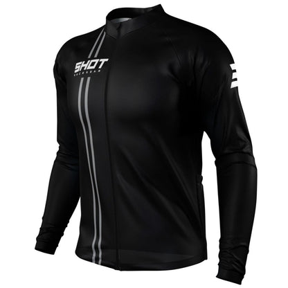 Maglia a Maniche Lunghe SHOT Unlimited Zip Nera