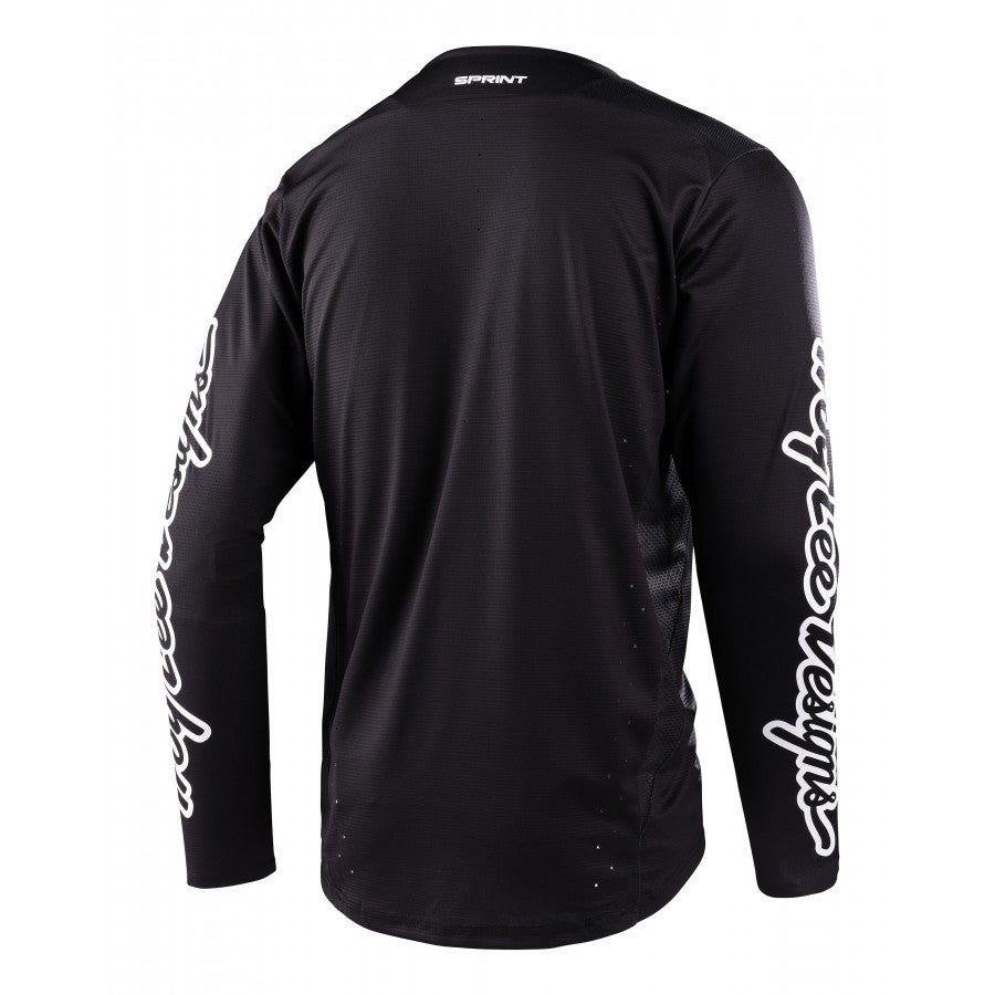 Maglia a maniche lunghe TROY LEE DESIGNS SPRINT ICON nera