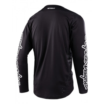 Maglia TROY LEE DESIGNS SPRINT ICON Maniche Lunghe Nera
