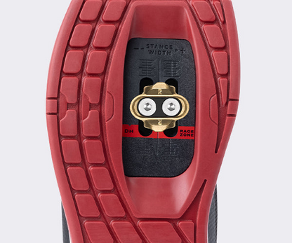 Scarpe MTB CRANKBROTHERS MALLET SPEED LACE CLIP CLASSICS EDITION Nero/Rosso