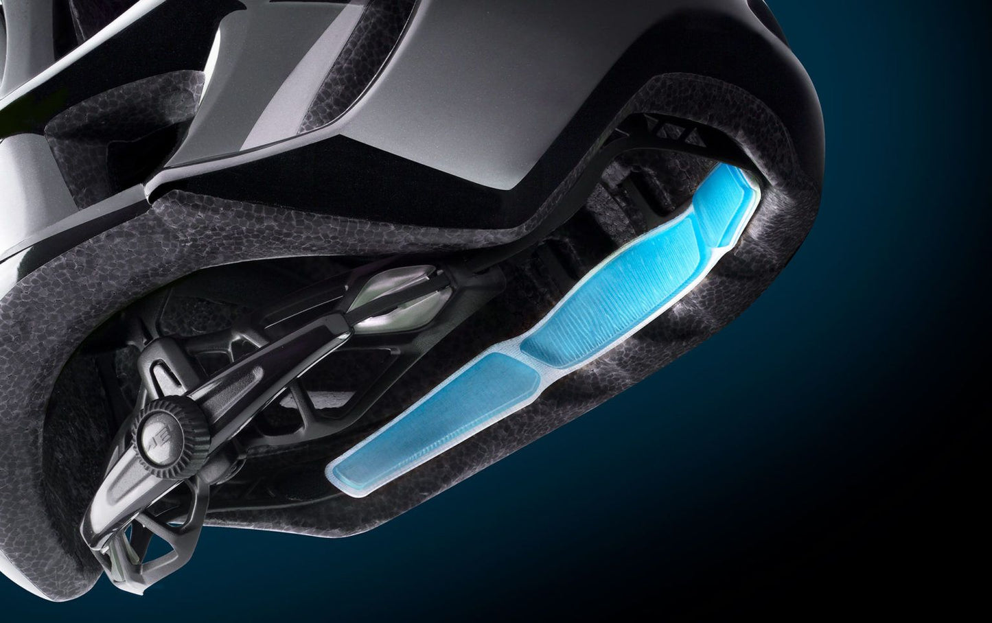 MET RIVALE MIPS Casco da strada nero opaco lucido