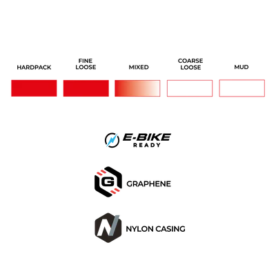 Pneumatico VITTORIA Martello 29x2.4 Trail Graphene 2.0 Tubeless Ready Soft Nero/Beige