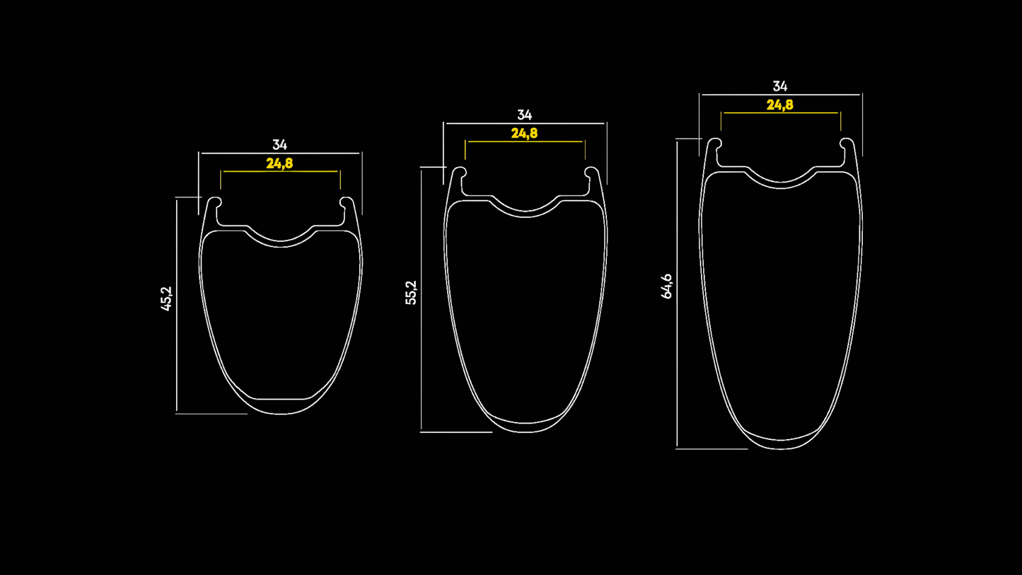 Coppia di Ruote MAVIC COMETE 45-55 Tubeless Ready (Center Lock)