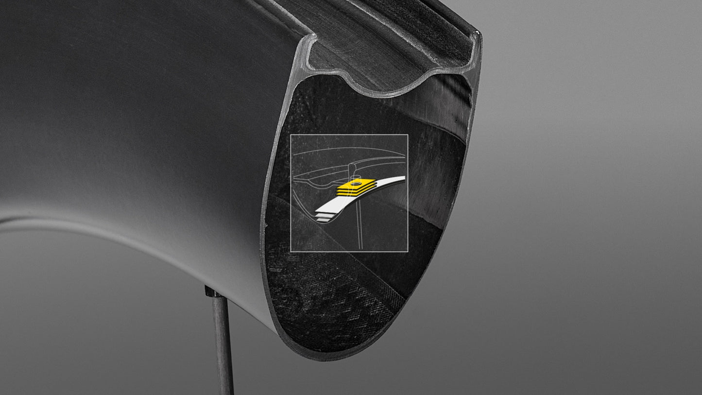 Ruota Anteriore MAVIC COMETE 50 Tubeless Ready (Center Lock)
