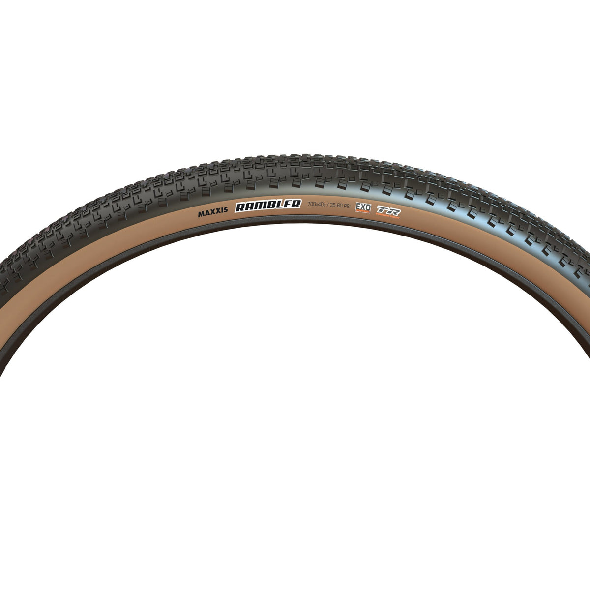 Copertone MAXXIS RAMBLER con fianchi beige - vista laterale